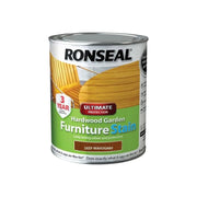 Ronseal Ultimate Protection Hardwood Garden Furniture Stain Deep Mahogany 750ml