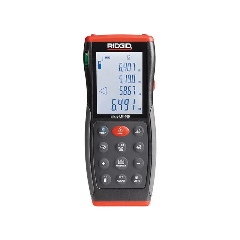 Ridgid 36813 Micro LM-400 Advanced Laser Distance Measure 70m