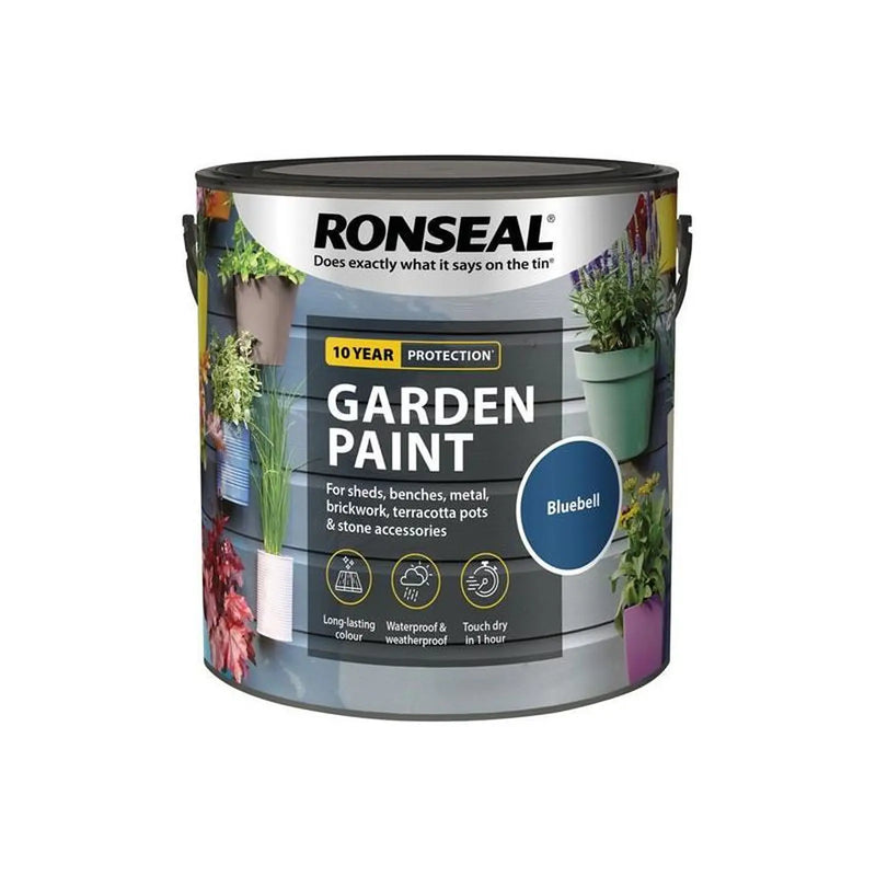 Ronseal Garden Paint Bluebell 2.5 litre