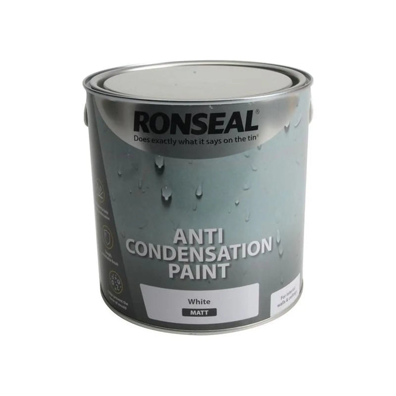 Ronseal Anti Condensation Paint White Matt 2.5 litre