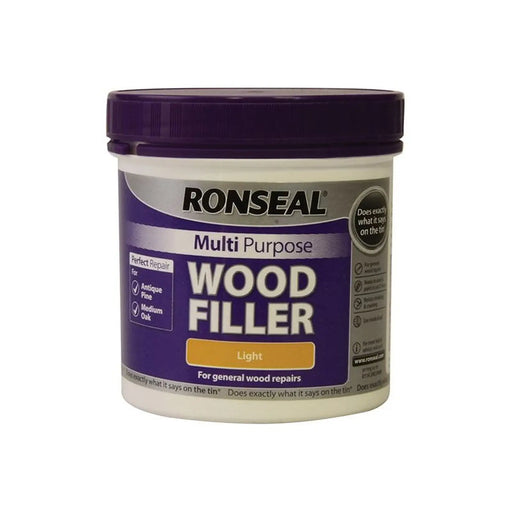 Ronseal Multipurpose Wood Filler Tub Light 465g