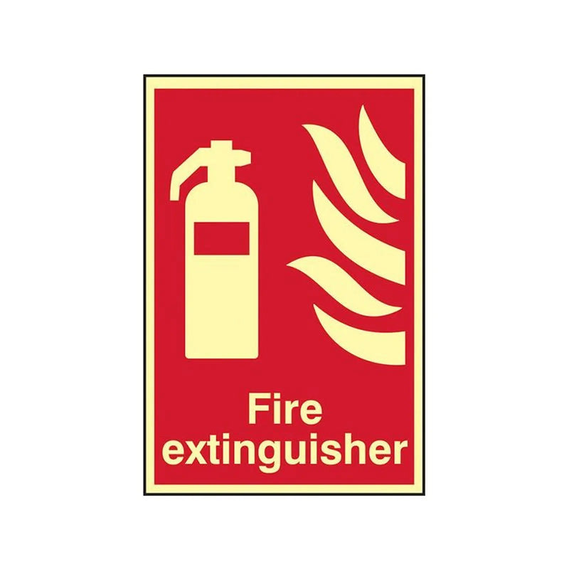 Scan Fire Extinguisher Photoluminescent - 200 x 300mm