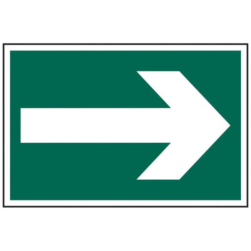 Scan Arrow Symbol - PVC Sign 300 x 200mm