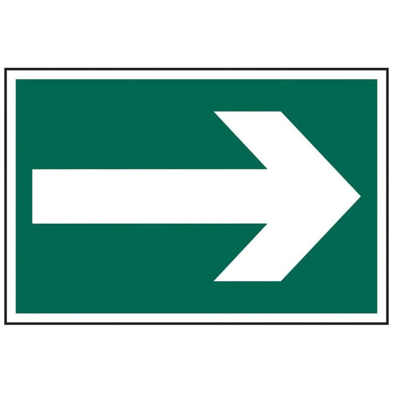 Scan Arrow Symbol - PVC Sign 300 x 200mm