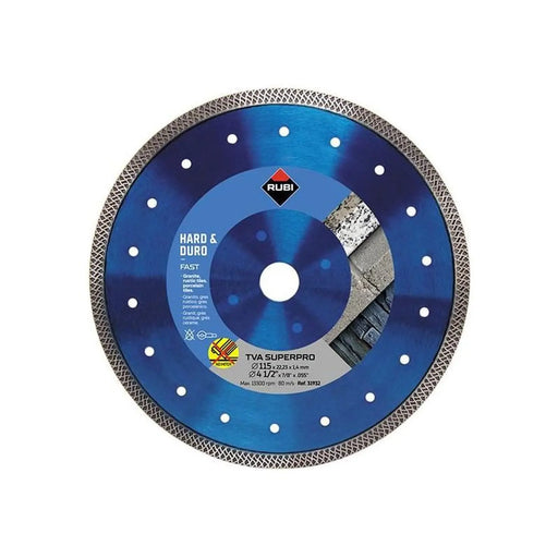 Rubi Tiling Tools TVA 115 SUPERPRO Turbo Viper Diamond Blade 115mm