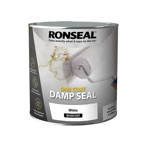Ronseal One Coat Damp Seal White 2.5 litre