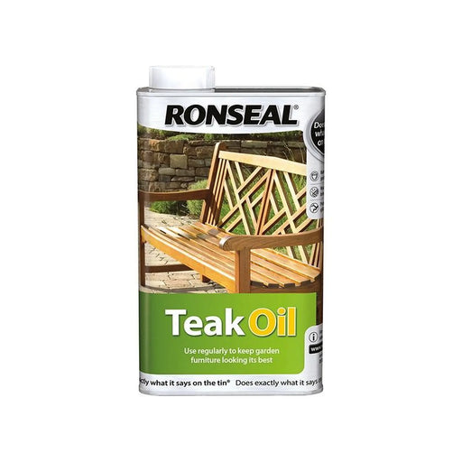 Ronseal Garden Furniture Teak Oil Can 500ml