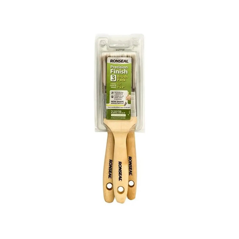 Ronseal Precision Finish Brush (Pack 3)