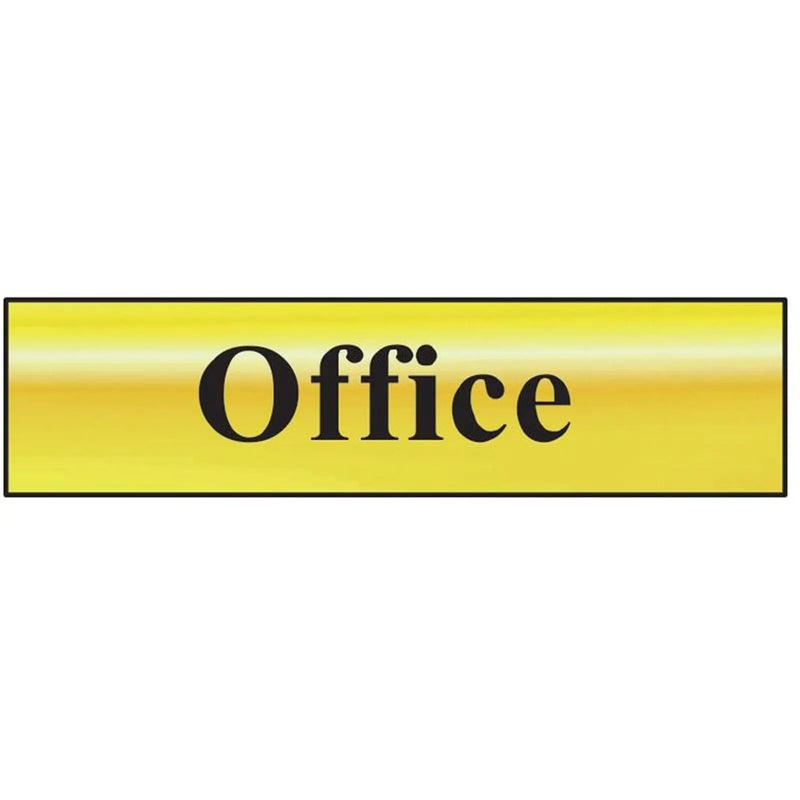 Scan Office - Polished Brass Effect 200 x 50mm