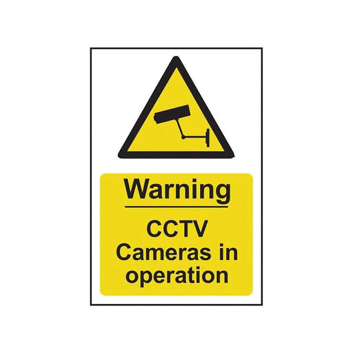 Scan Warning CCTV Cameras in Operation - PVC Sign 200 x 300mm