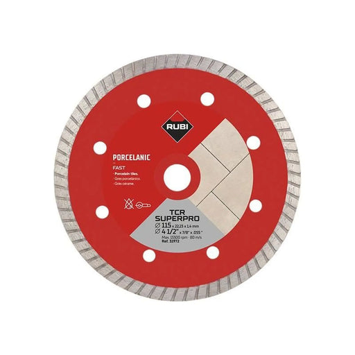 Rubi Tiling Tools TCR115 SUPERPRO Diamond Blade 115mm