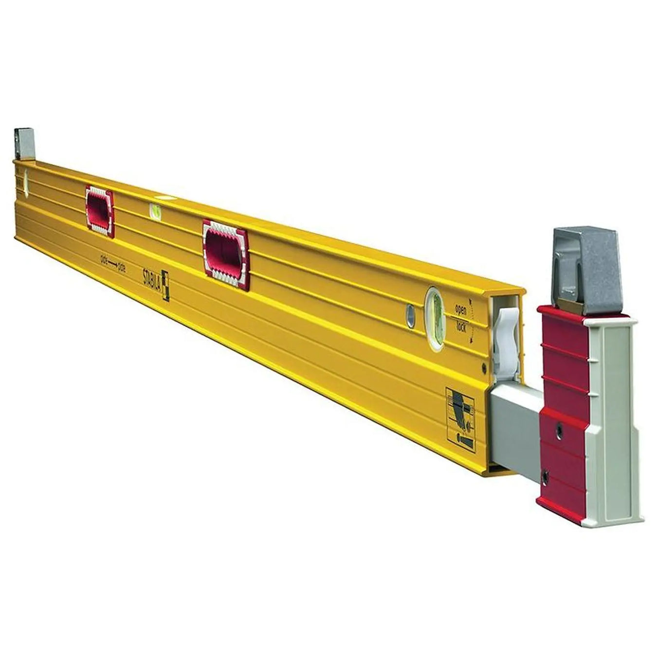 Stabila 106T-213 Extendable Spirit Level 3 Vial 213-376cm