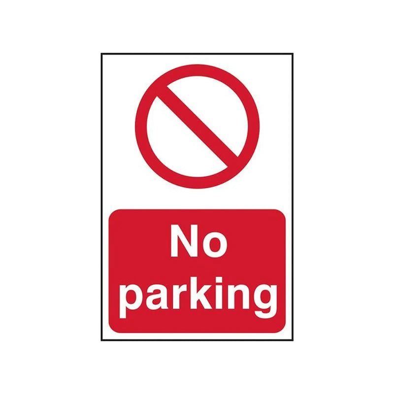 Scan No Parking - PVC Sign 200 x 300mm