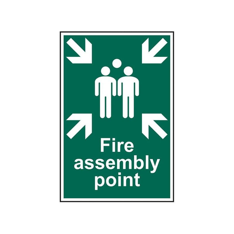Scan Fire Assembly Point - PVC Sign 200 x 300mm