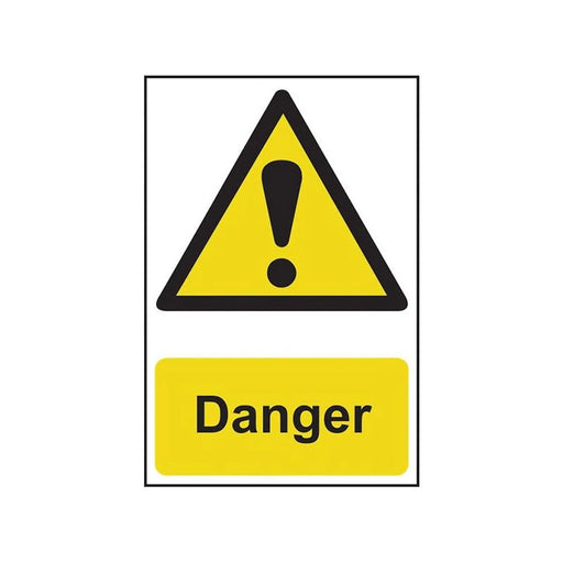 Scan Danger - PVC Sign 200 x 300mm