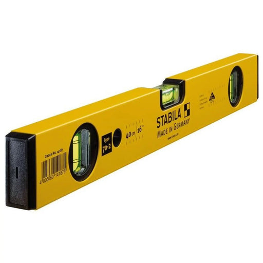 Stabila 70-2-40 Double Plumb Spirit Level 3 Vial 40cm