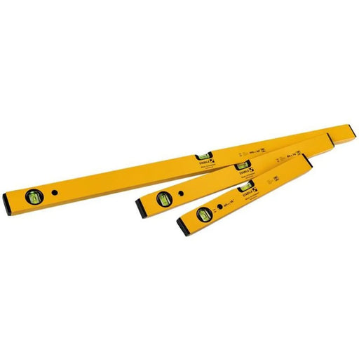 Stabila 70 Single Plumb Box Section Spirit Level Set, 3 Piece