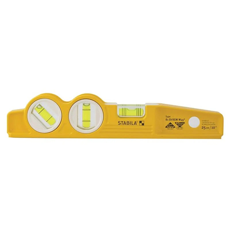 Stabila 81 SV REM W45 Rare Earth Magnetic Torpedo Level 25cm Fixed