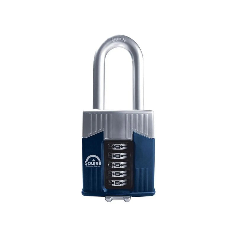 Squire Warrior High-Security Long Shackle Combination Padlock 65mm