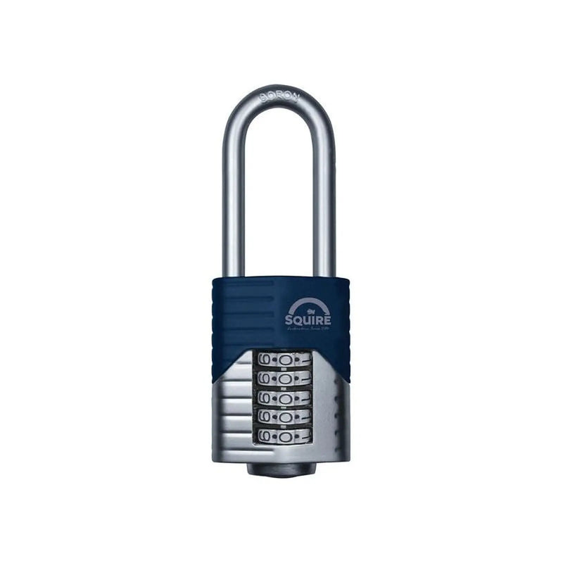 Squire Vulcan Long Boron Shackle Combination Padlock 60mm