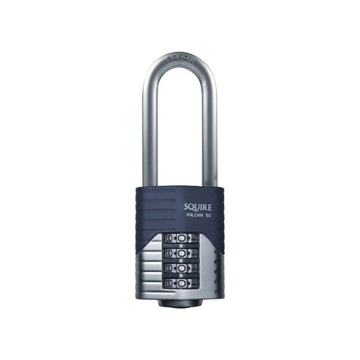 Squire Vulcan Long Boron Shackle Combination Padlock 40mm