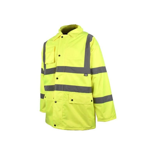 Scan Hi-Vis Motorway Jacket Yellow - XXL (52in)