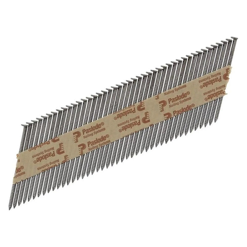 Paslode 3.1 x 75mm 350 Ring Nails Bright Finish Box of 2200 + 2 Fuel Cells