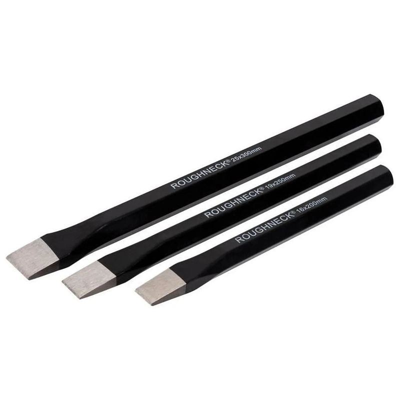 Roughneck Cold Chisel 3 Piece Set 200mm  250mm & 300mm