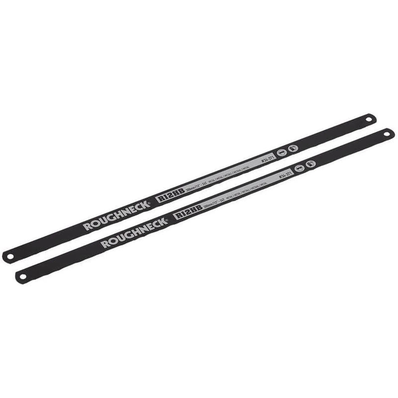 Roughneck R12HB Hacksaw Blades 300mm (12in) x 24 TPI Pack 2