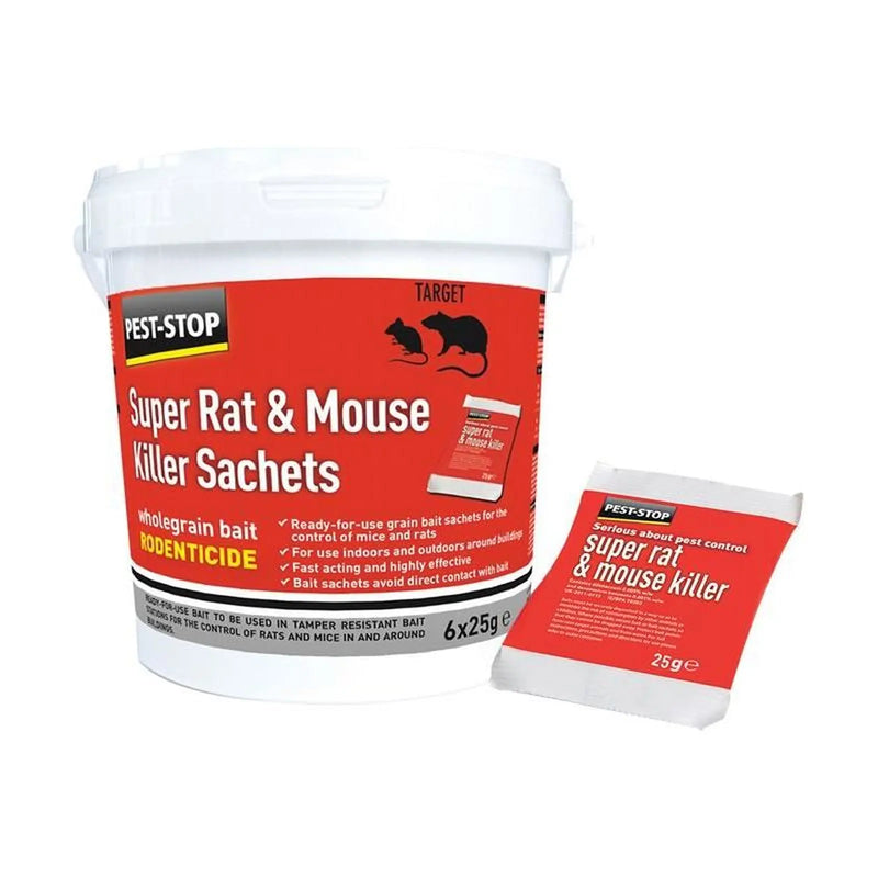 Pest-Stop (Pelsis Group) Super Rat & Mouse Killer Sachets