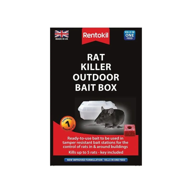 Rentokil Rat Killer Outdoor Bait Box