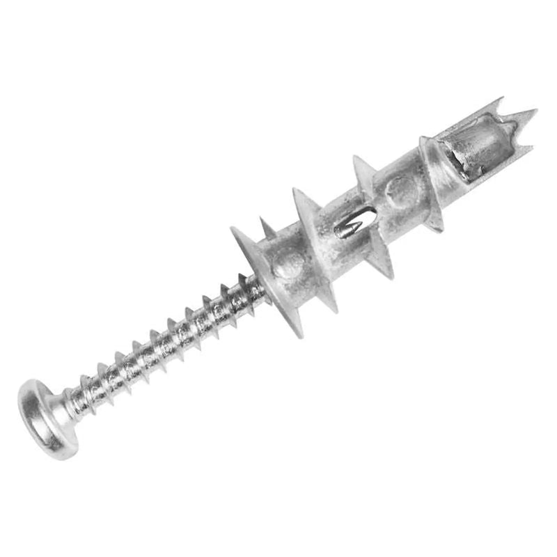 Rawlplug Metal Self-Drill Plasterboard Fixing Pack of 12