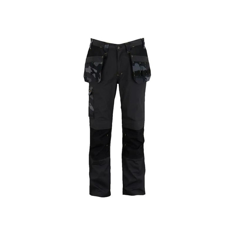 Stanley® Clothing Dixon Slim Fit Trousers Black Camouflage Waist 36in Leg R