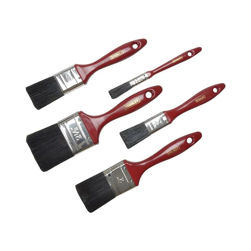 Stanley® Hand Tools Decor Paint Brush Set of 5 12 25 37 50 & 62mm