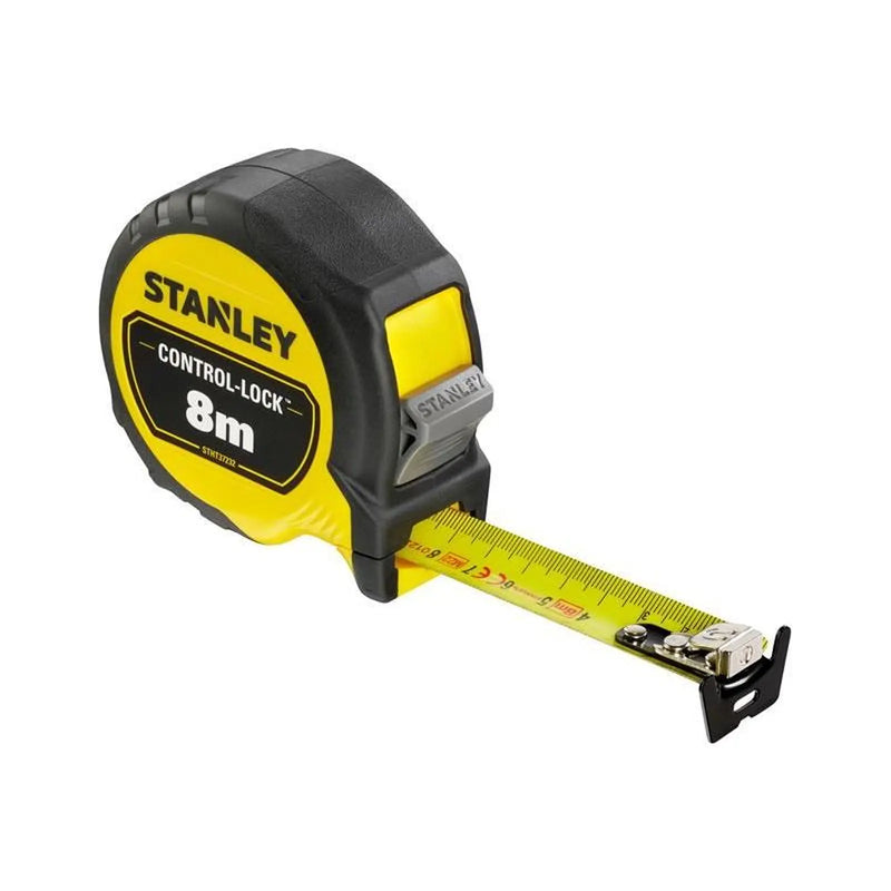 Stanley® Hand Tools CONTROL-LOCK™ Pocket Tape 8m (Width 25mm) (Metric only)