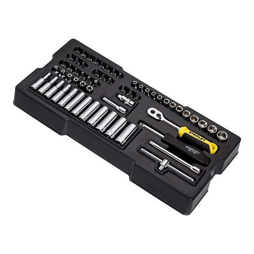 Stanley® Hand Tools Transmodule System 1/4in Drive Metric Socket Set 60 Piece