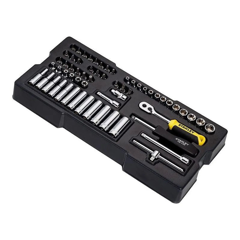 Stanley® Hand Tools Transmodule System 1/4in Drive Metric Socket Set 60 Piece