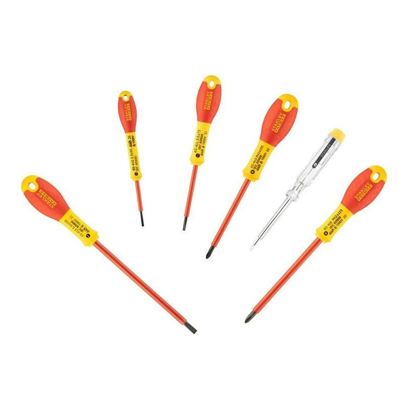 Stanley® Hand Tools FatMax® VDE Insulated Screwdriver Set, 6 Piece