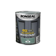Ronseal 10 Year Weatherproof Wood Paint Sage Satin 750ml