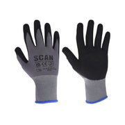 Scan Breathable Microfoam Nitrile Gloves - M (Size 8)