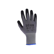 Scan Breathable Microfoam Nitrile Gloves - M (Size 8)
