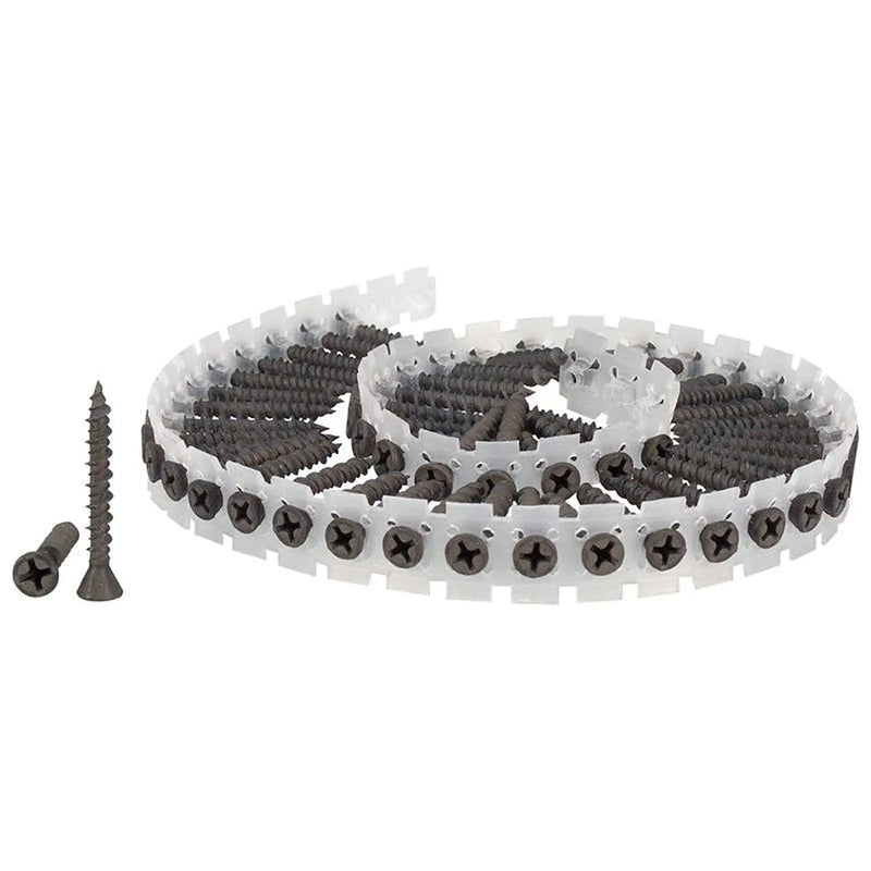 Senco DuraSpin® Collated Screws Fermacel Fibre Board to Wood 3.9 x 30mm (Pack 1000)