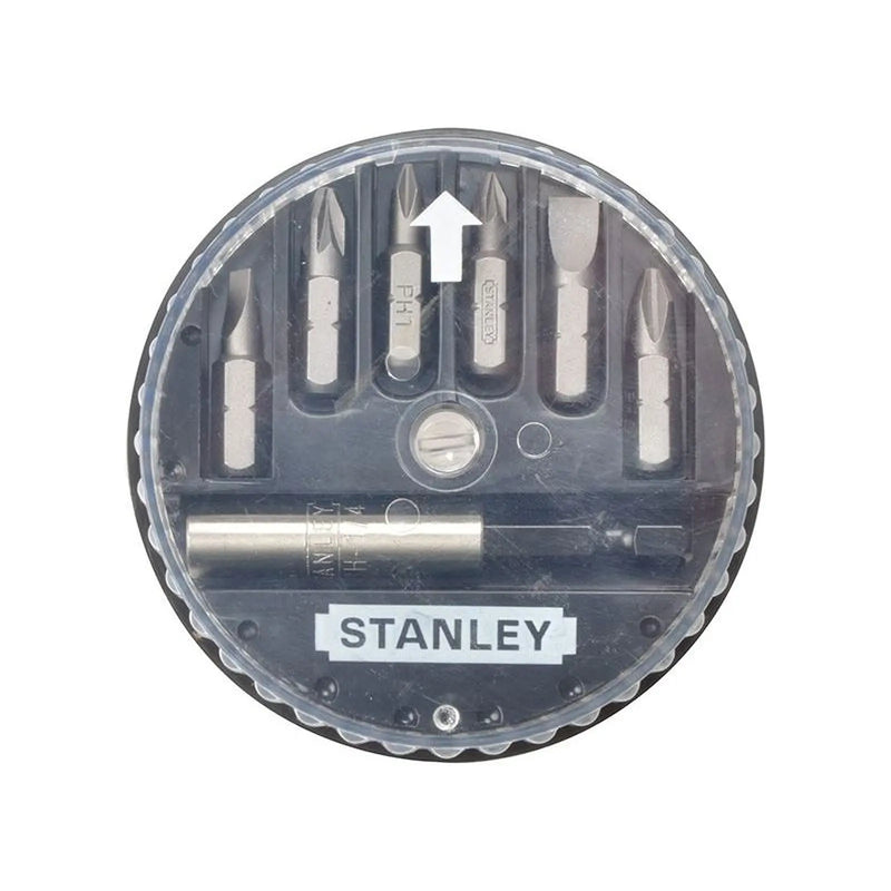 Stanley® Hand Tools Slotted/Phillips/Pozidriv Insert Bit Set, 7 Piece