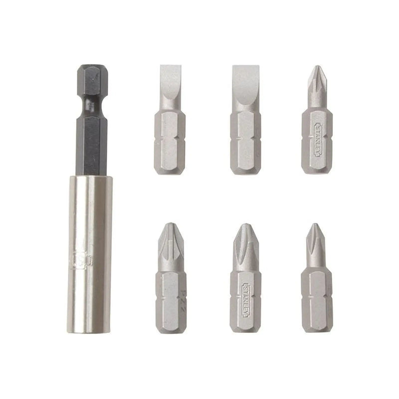 Stanley® Hand Tools Slotted/Phillips/Pozidriv Insert Bit Set, 7 Piece