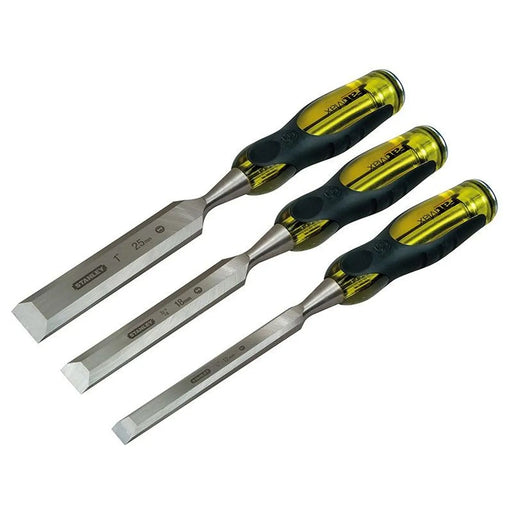 Stanley® Hand Tools FatMax® Bevel Edge Chisel with Thru Tang Set, 3 Piece
