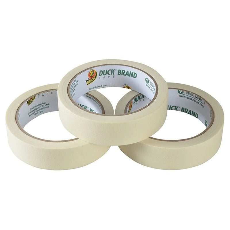 Shurtape Duck Tape® All-Purpose Masking Tape 25mm x 25m (Pack 3)