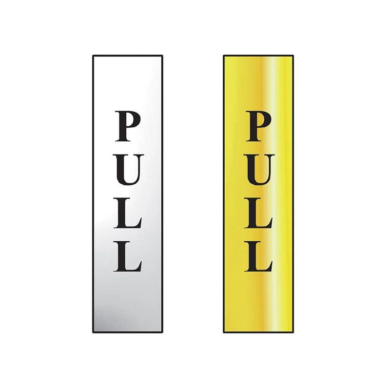 Scan Pull Vertical - Polished Chrome Effect 50 x 200mm
