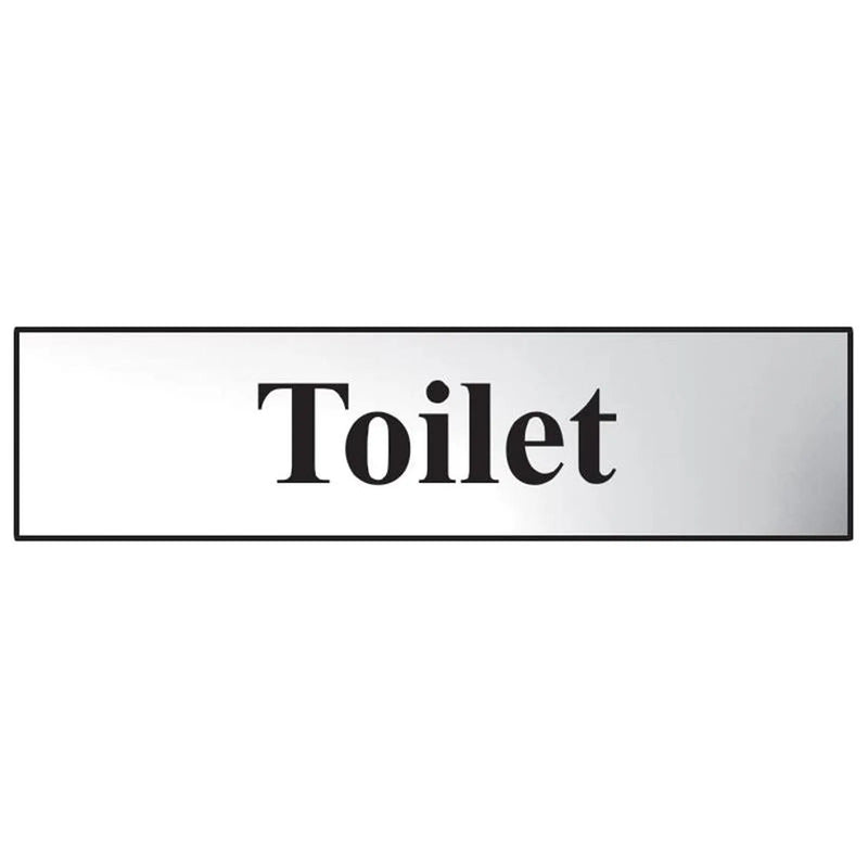 Scan Toilet - Polished Chrome Effect 200 x 50mm