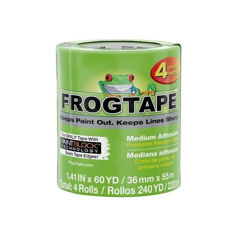 Shurtape FrogTape® Multi-Surface Masking Tape 36mm x 55m (4 Pack)