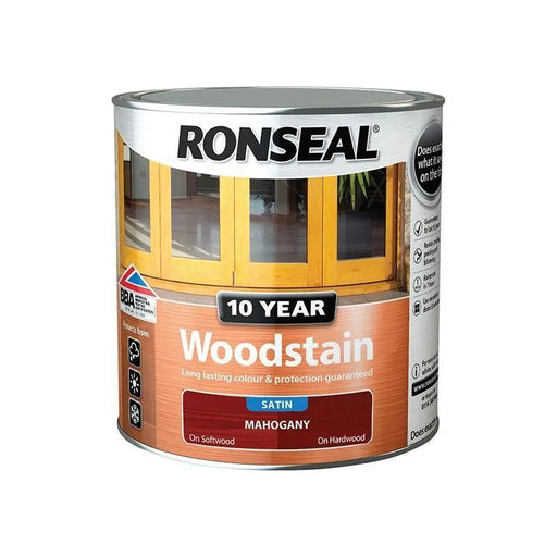 Ronseal 10 Year Woodstain Mahogany 2.5 litre